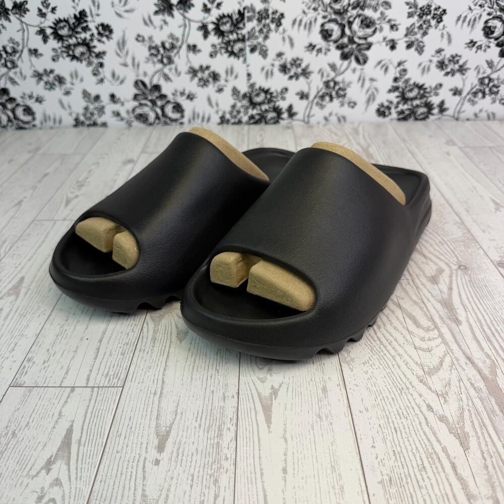 New YZY Supply Yeezy Kanye West YS 01 Sandals Slides Black Mens Size 10
